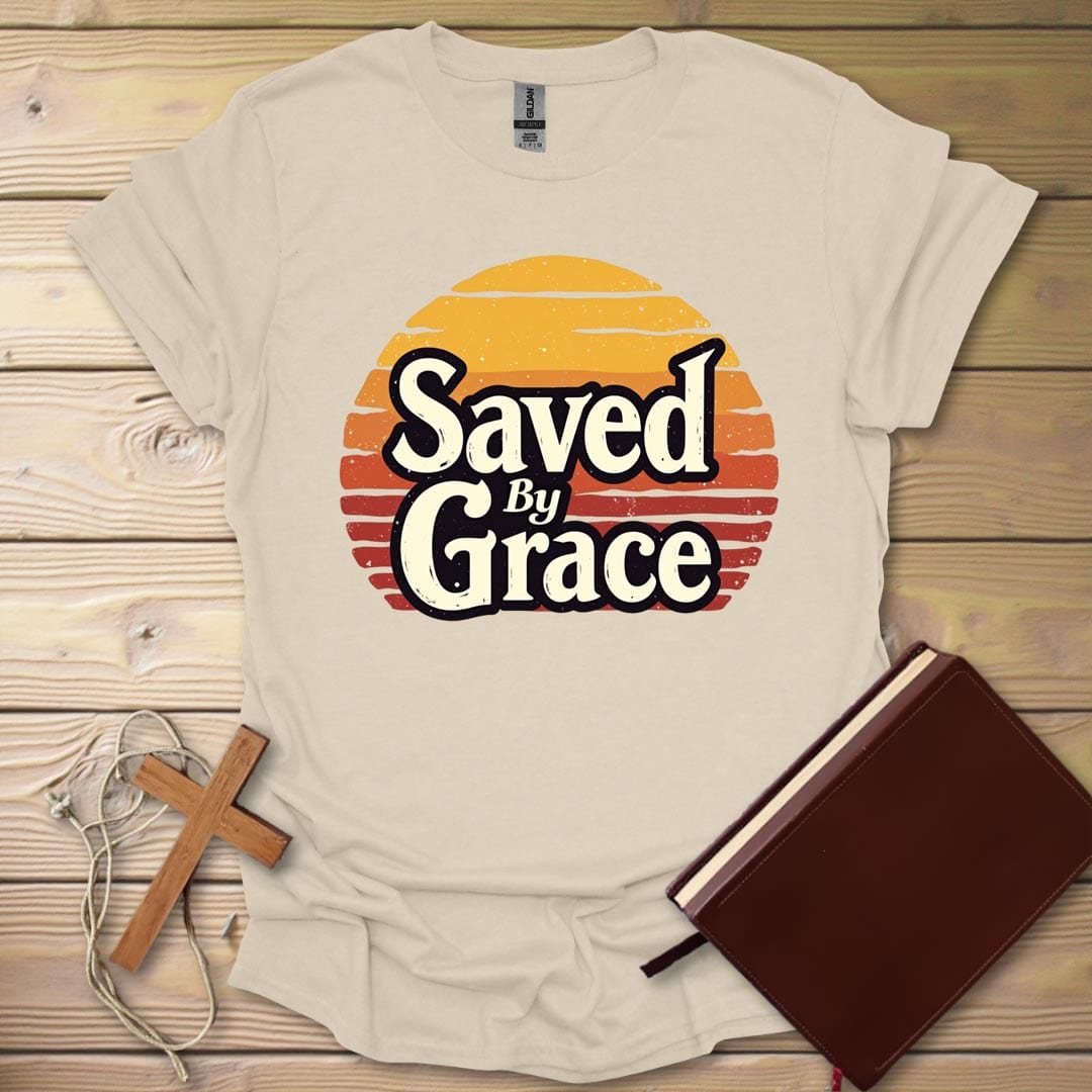 Retro Grace Sunset T-Shirt Natural / S