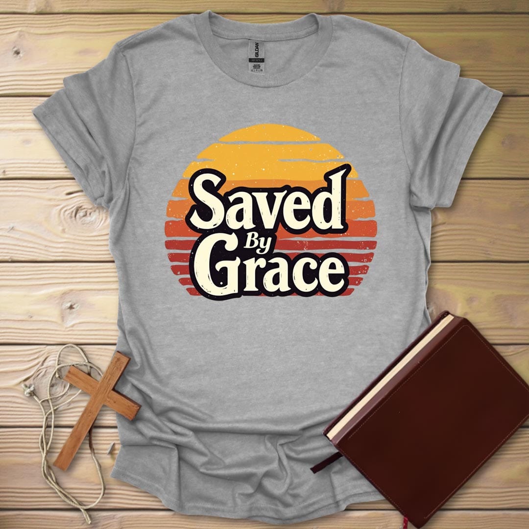 Retro Grace Sunset T-Shirt Sport Grey / S