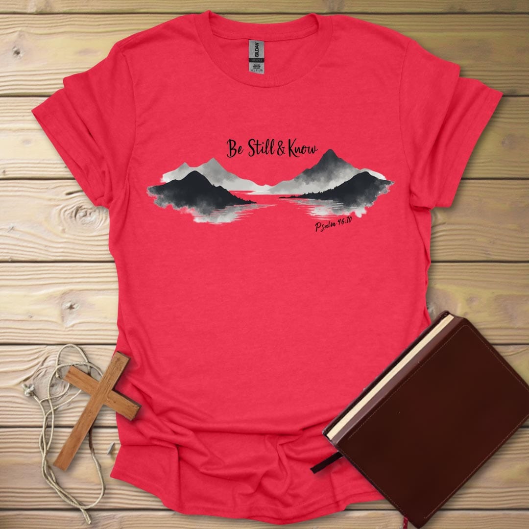 Serene Reflection T-Shirt Heather Red / S