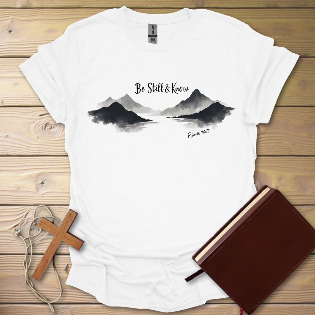 Serene Reflection T-Shirt White / S