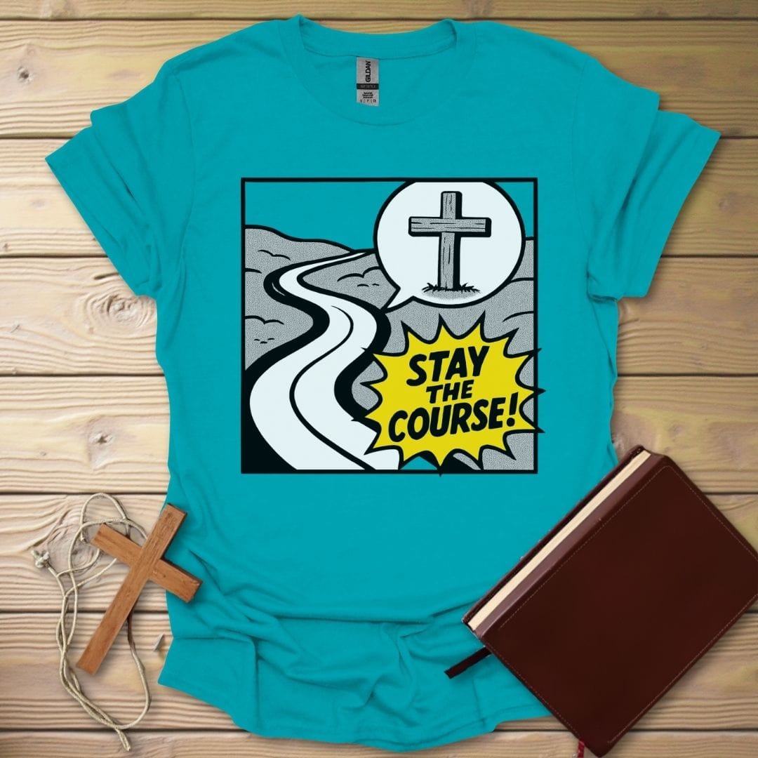 Stay The Course T-Shirt Tropical Blue / S