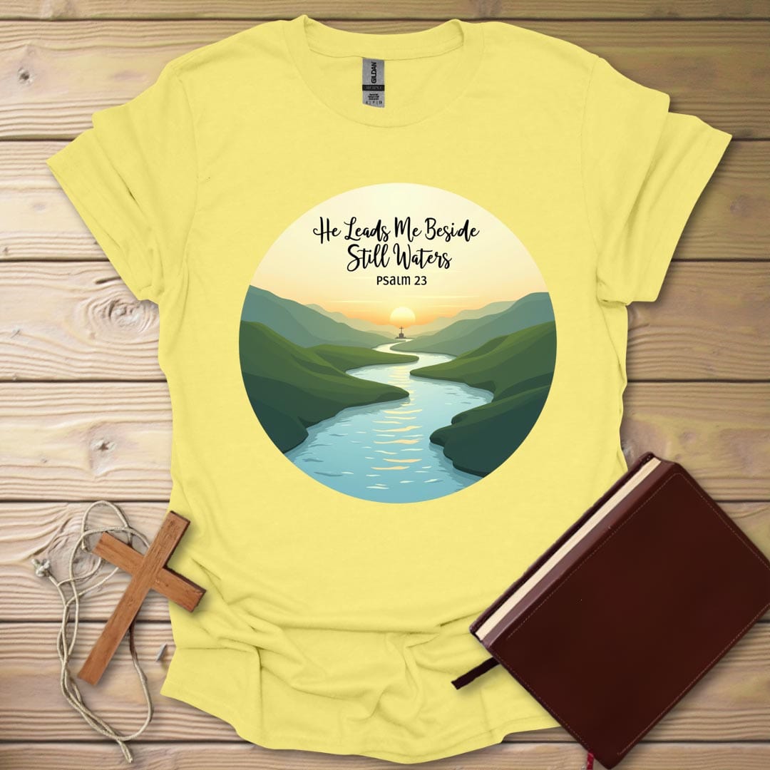Still Waters Circle T-Shirt Cornsilk / S