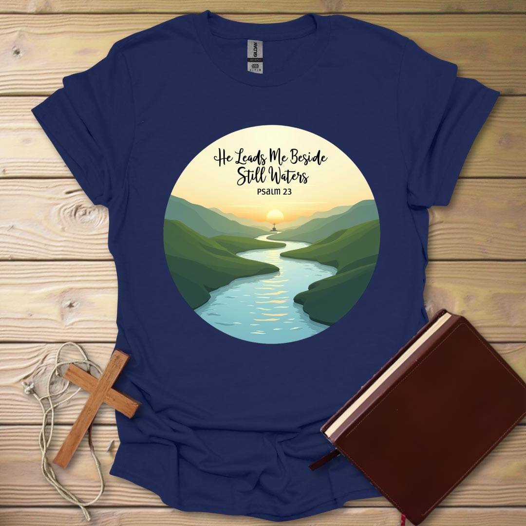 Still Waters Circle T-Shirt Navy / S