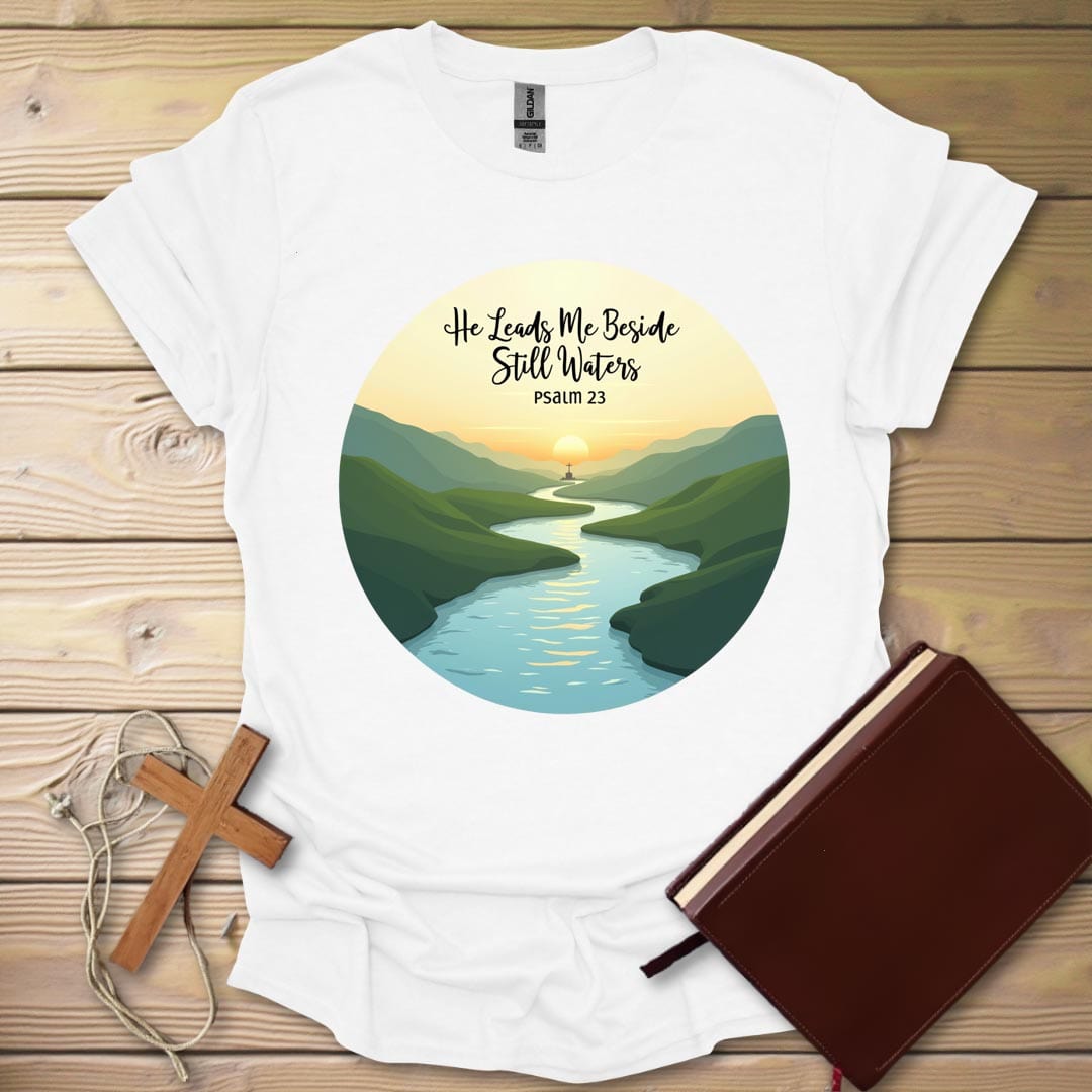 Still Waters Circle T-Shirt White / S