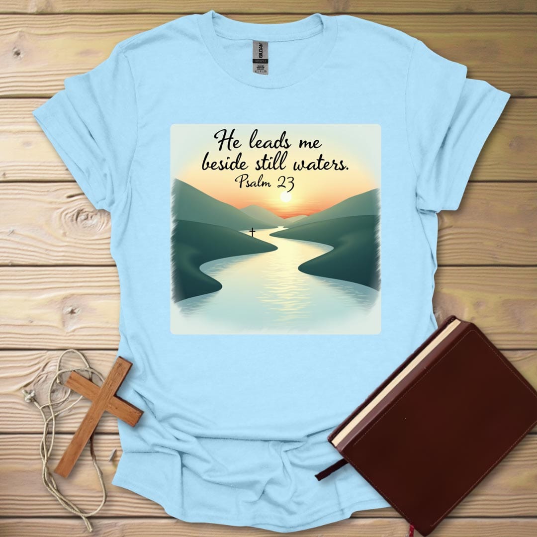 Still Waters T-Shirt Light Blue / S