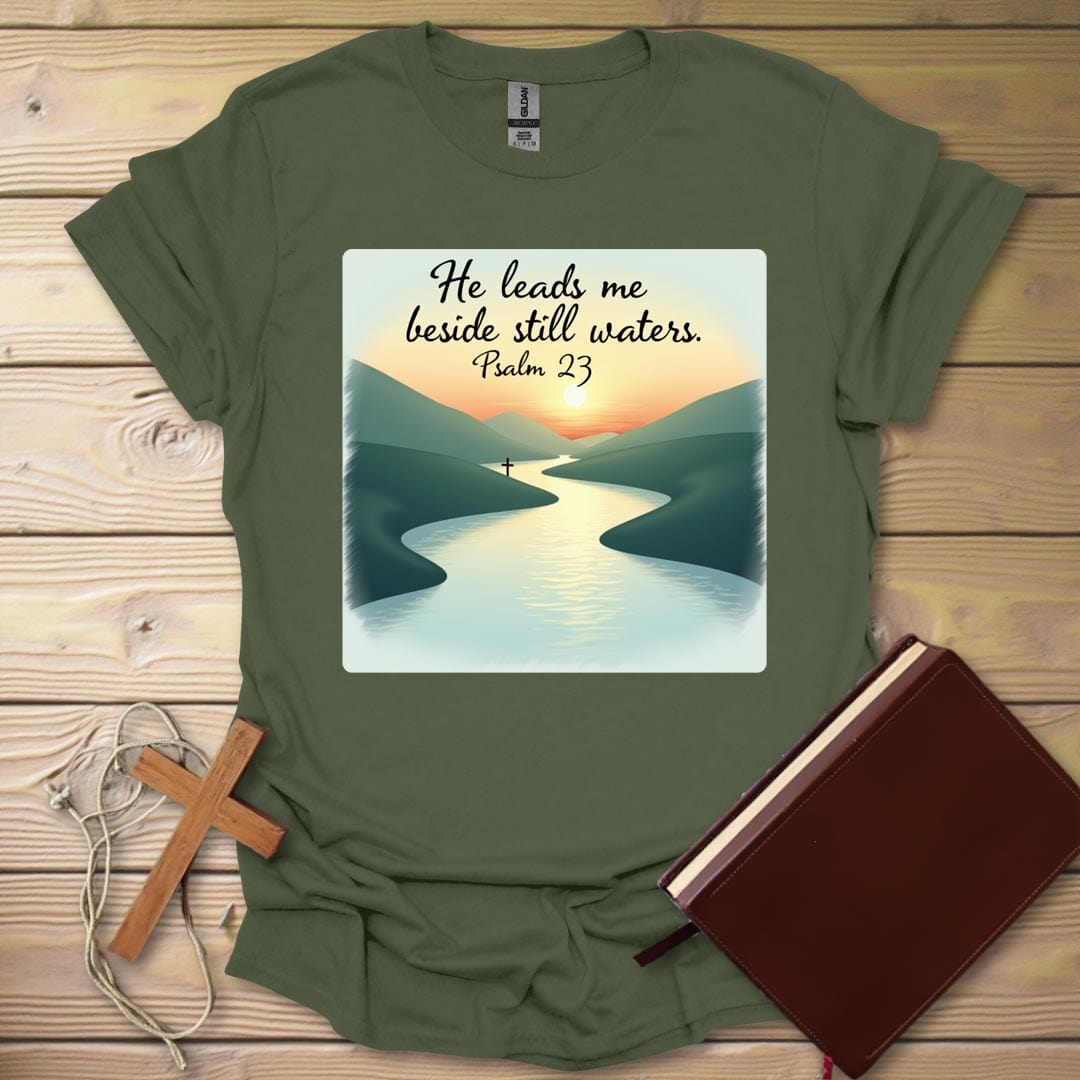 Still Waters T-Shirt Military Green / S