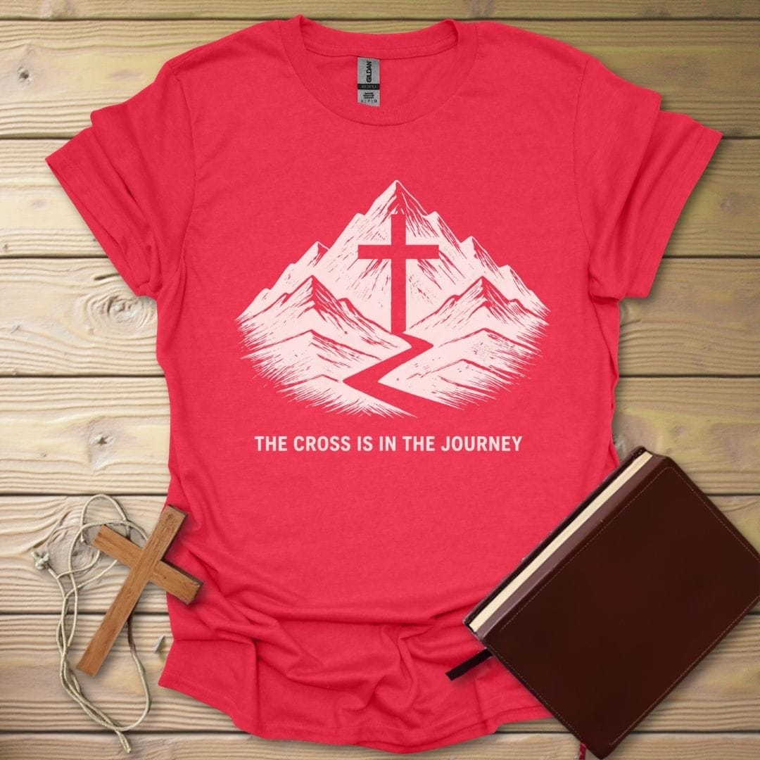 Summit Cross T-Shirt Heather Red / S
