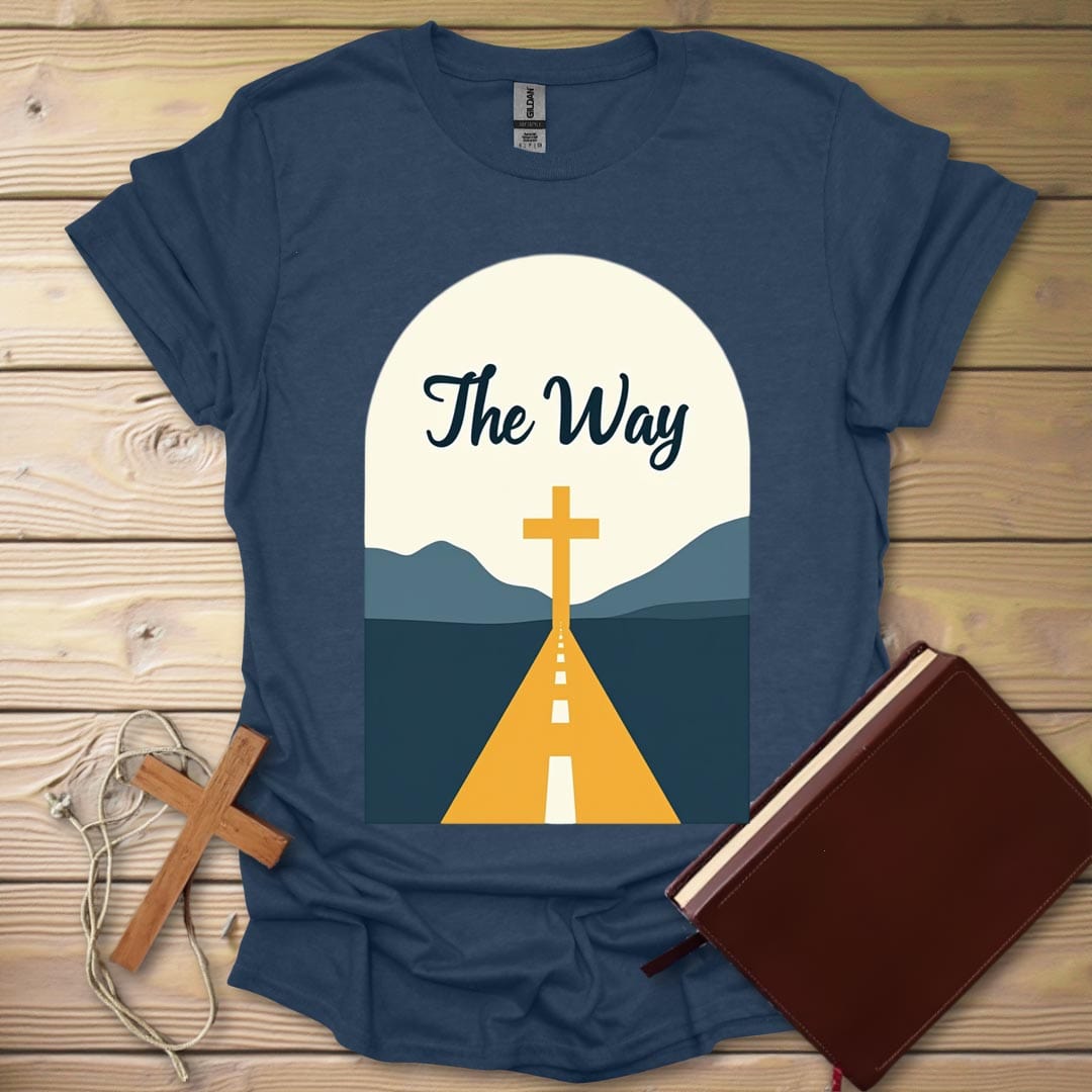 The Way T-Shirt Heather Navy / S