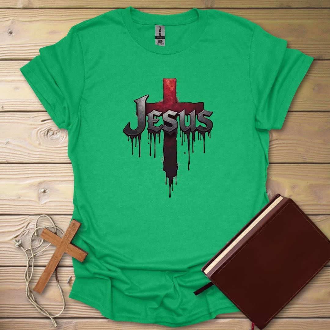 Urban Cross T-Shirt Heather Irish Green / S