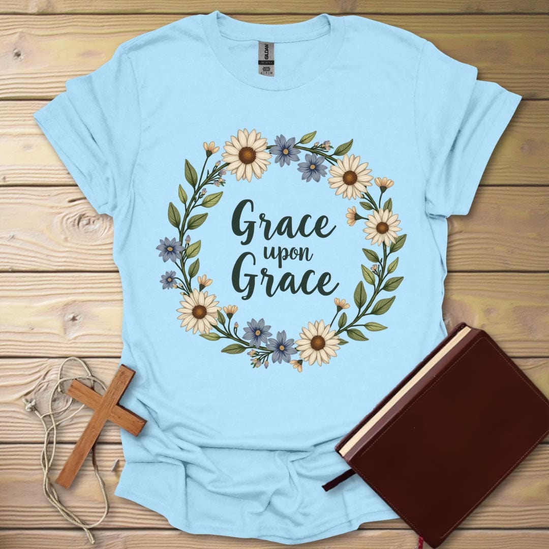 Vintage Grace T-Shirt Light Blue / S