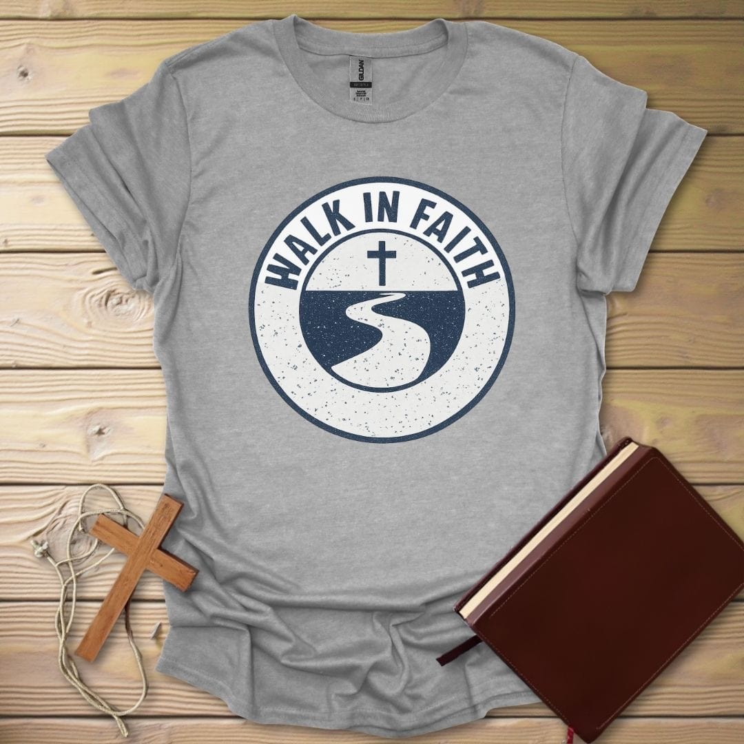Worn Faith Journey T-Shirt Sport Grey / S