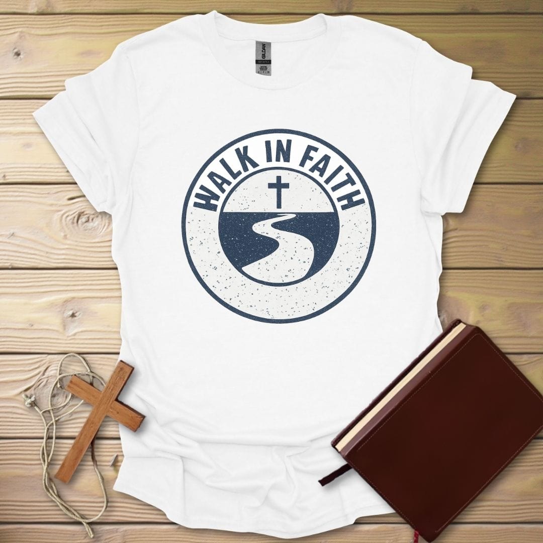 Worn Faith Journey T-Shirt White / S