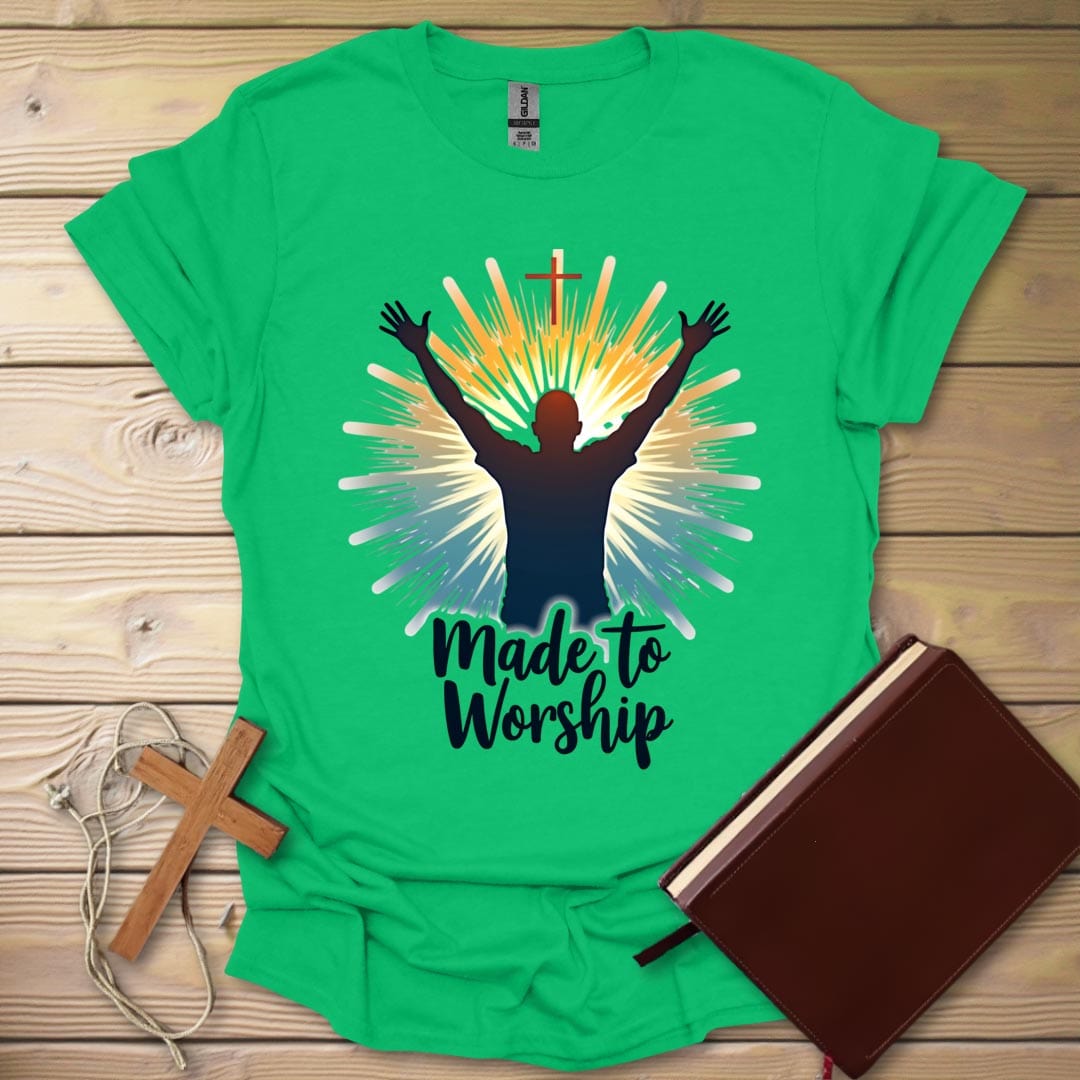 Worship Art T-Shirt Irish Green / S