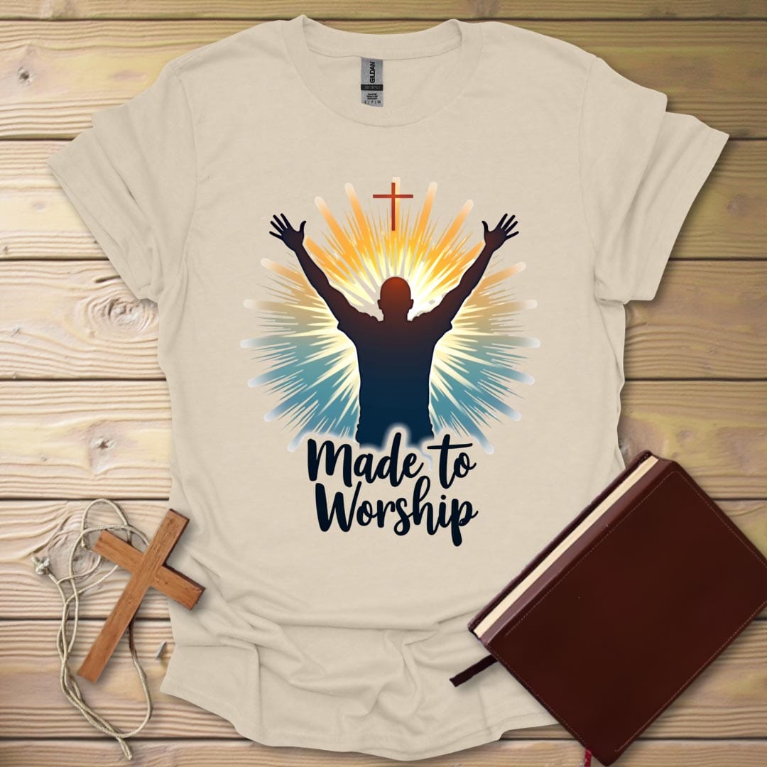 Worship Art T-Shirt Natural / S