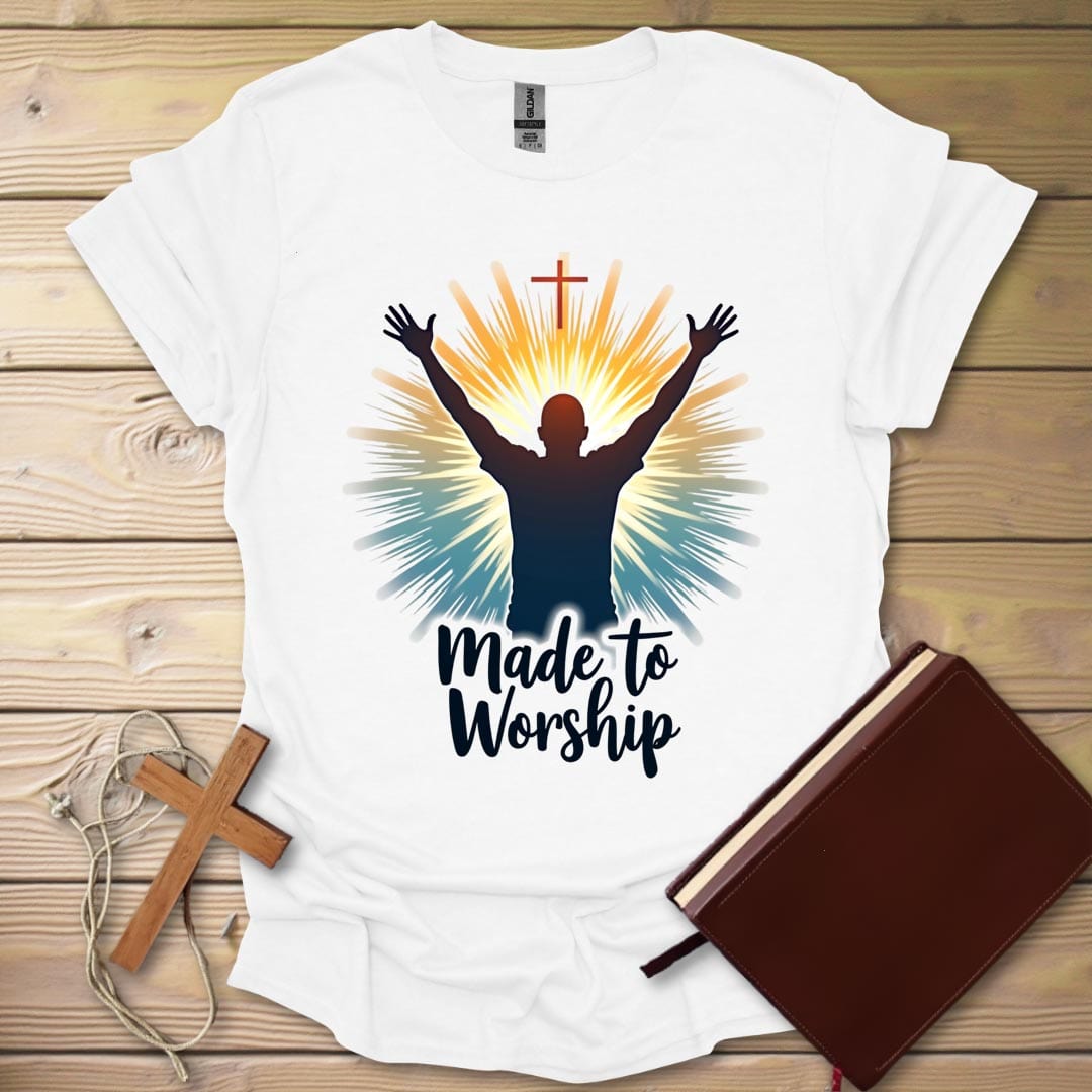 Worship Art T-Shirt White / S