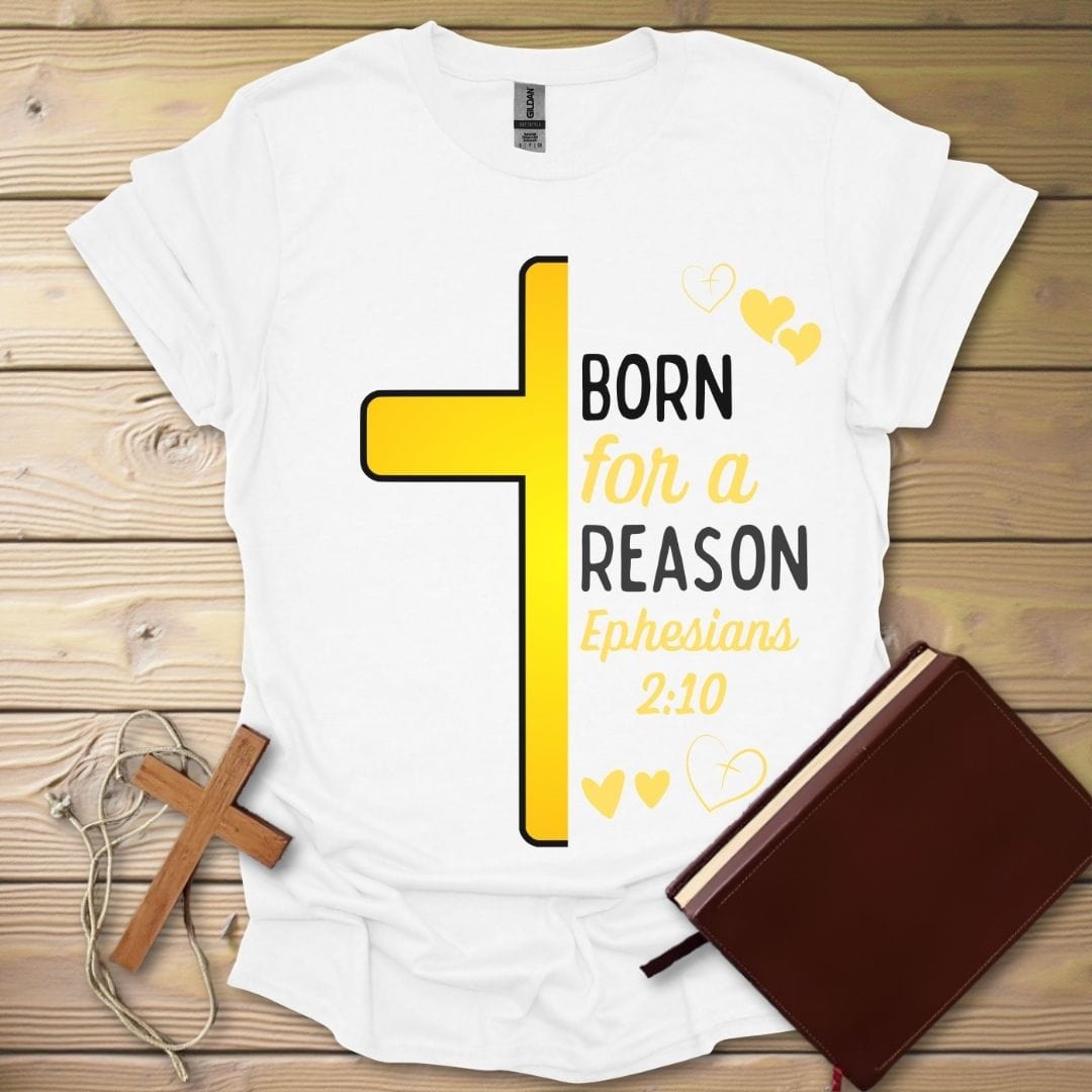 Born For A Reason T-Shirt White / S