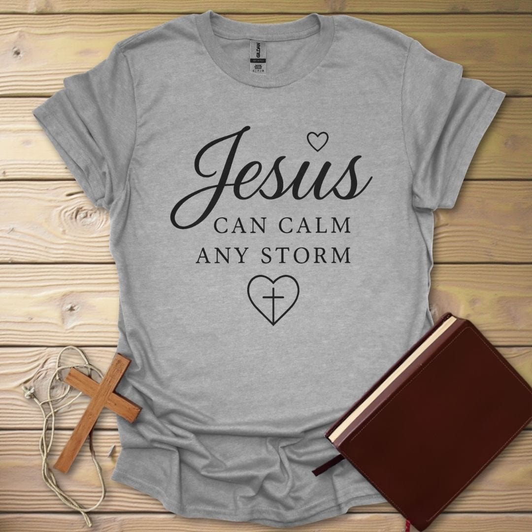 Calm Any Storm T-Shirt Sport Grey / S