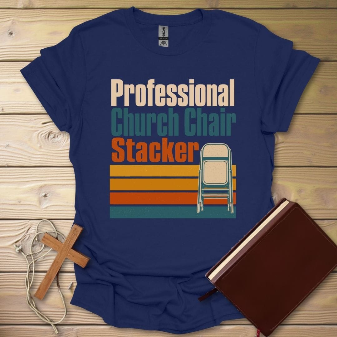 Chair Stacker T-Shirt Navy / S