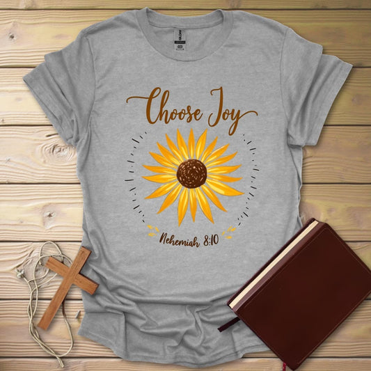 Choose Joy T-Shirt Sport Grey / S