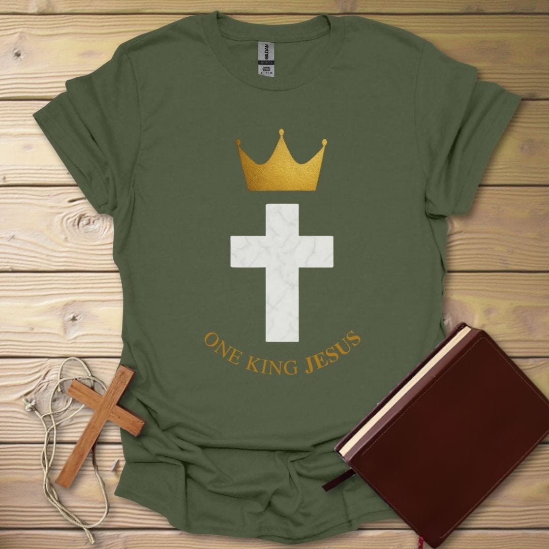 Crown Of Grace T-Shirt Military Green / S