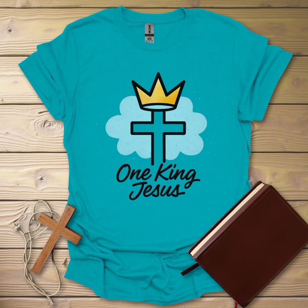 Crowned Savior T-Shirt Tropical Blue / S