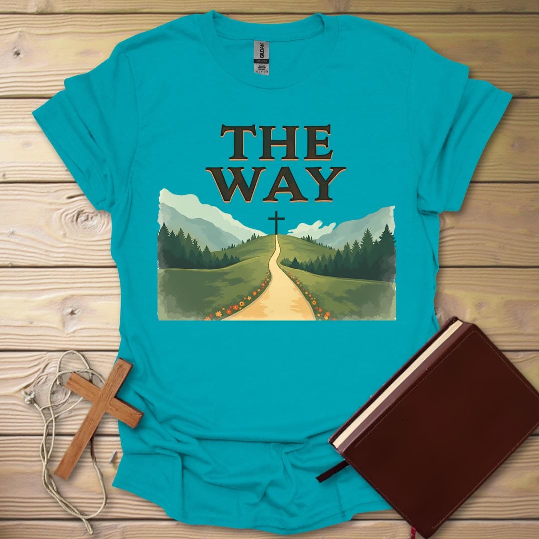 Divine Pathway T-Shirt Tropical Blue / S