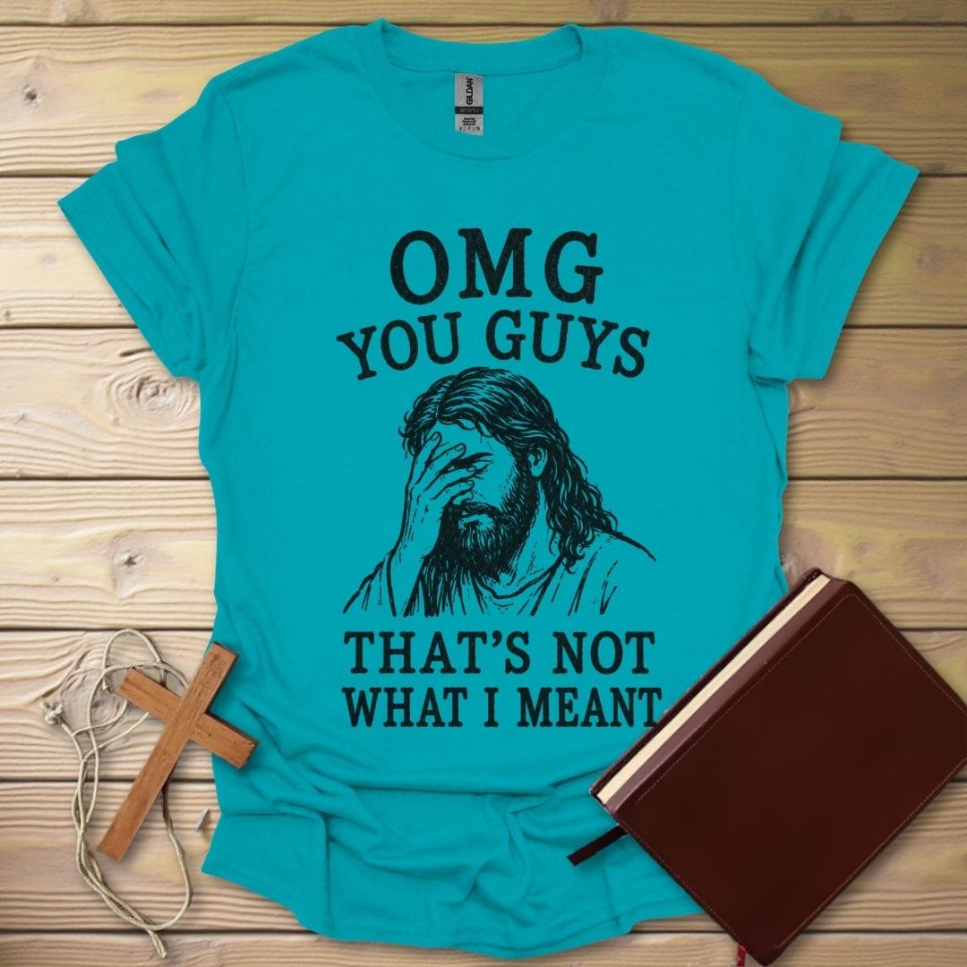 Facepalm Faith T-Shirt Tropical Blue / S