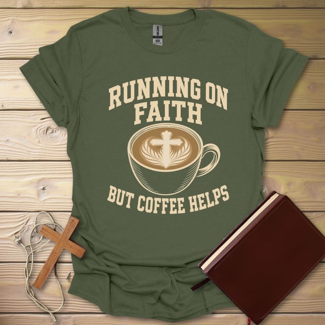 Faith Fuel T-Shirt Military Green / S