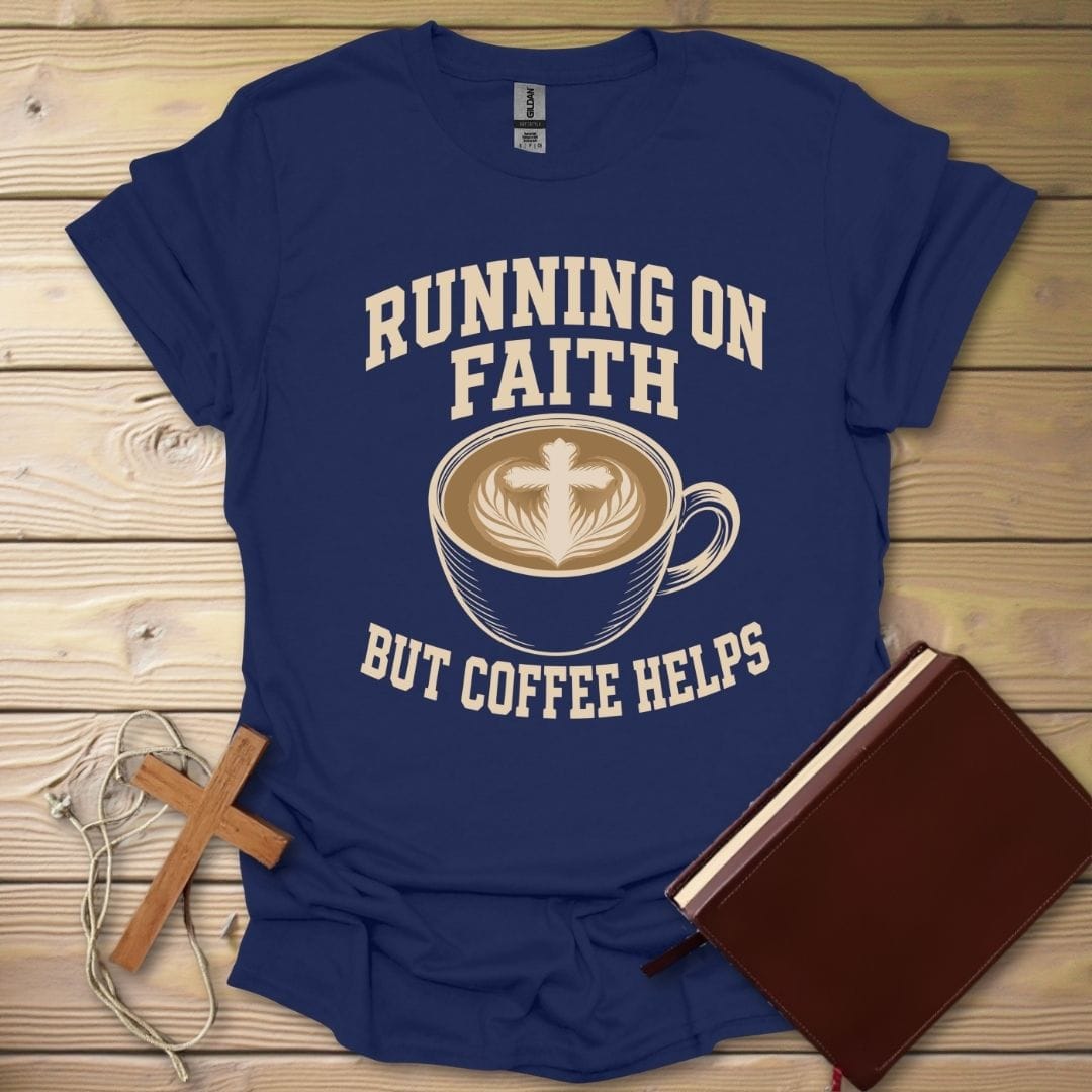 Faith Fuel T-Shirt Navy / S