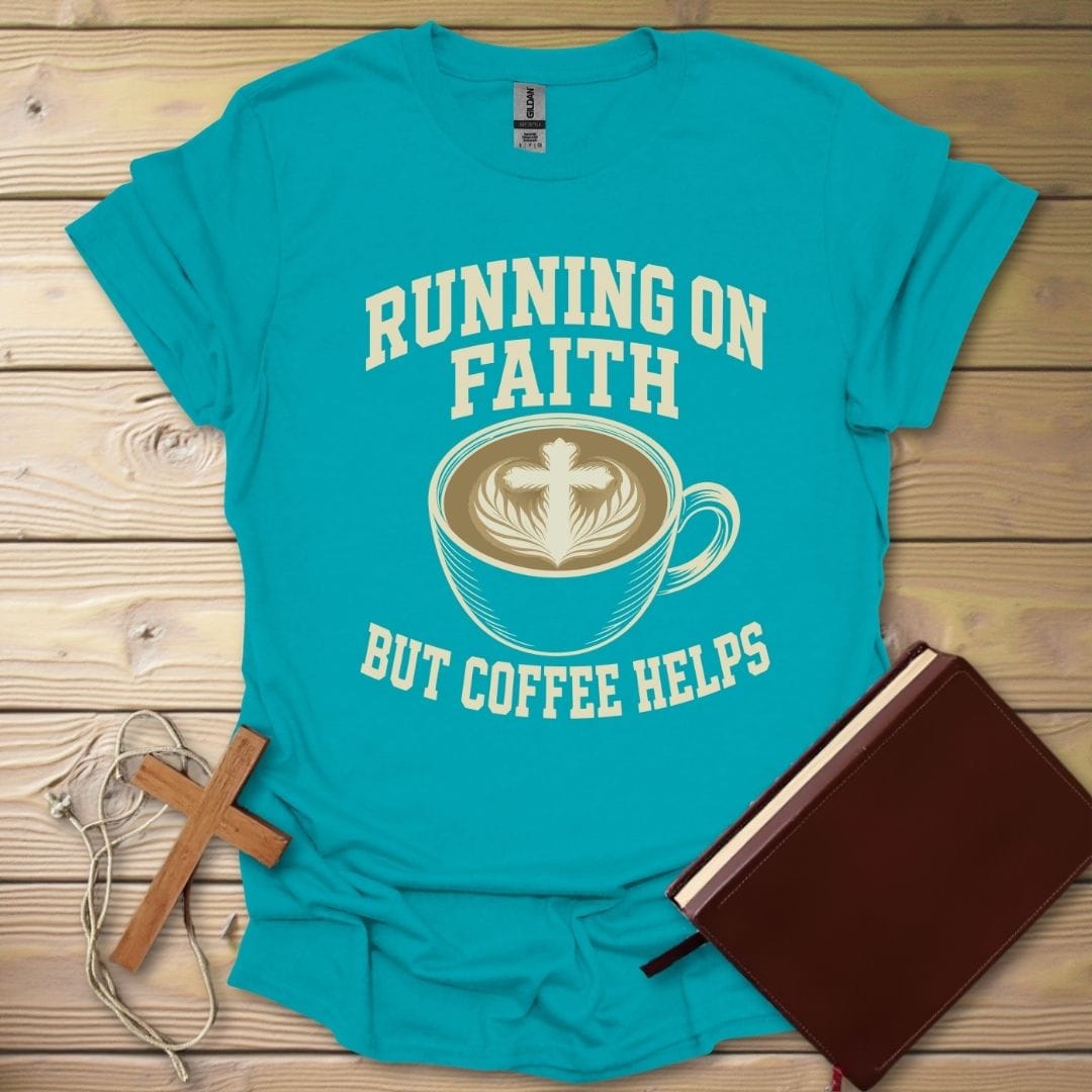 Faith Fuel T-Shirt Tropical Blue / S