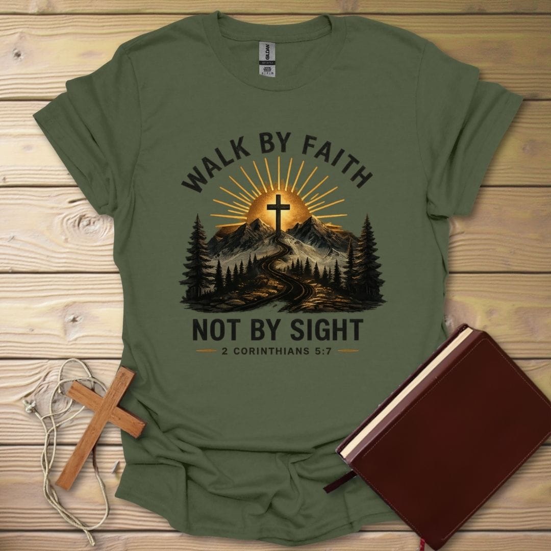Faith Pathway T-Shirt Military Green / S