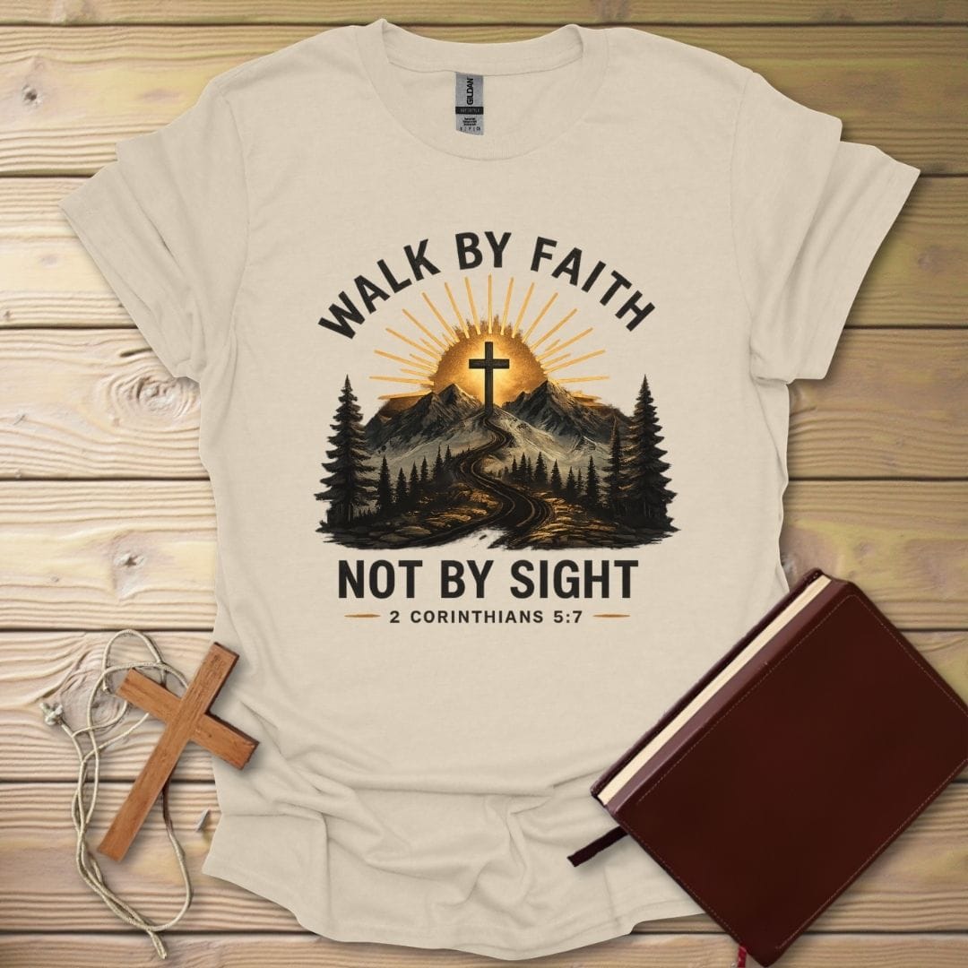 Faith Pathway T-Shirt Natural / S