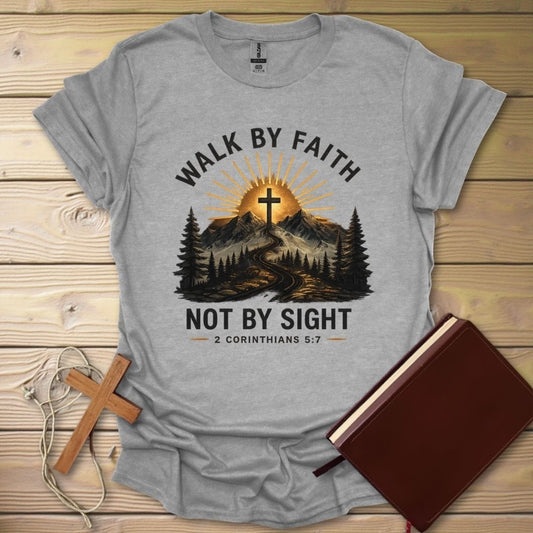 Faith Pathway T-Shirt Sport Grey / S