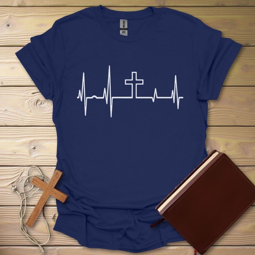 Faith Pulse T-Shirt Navy / S
