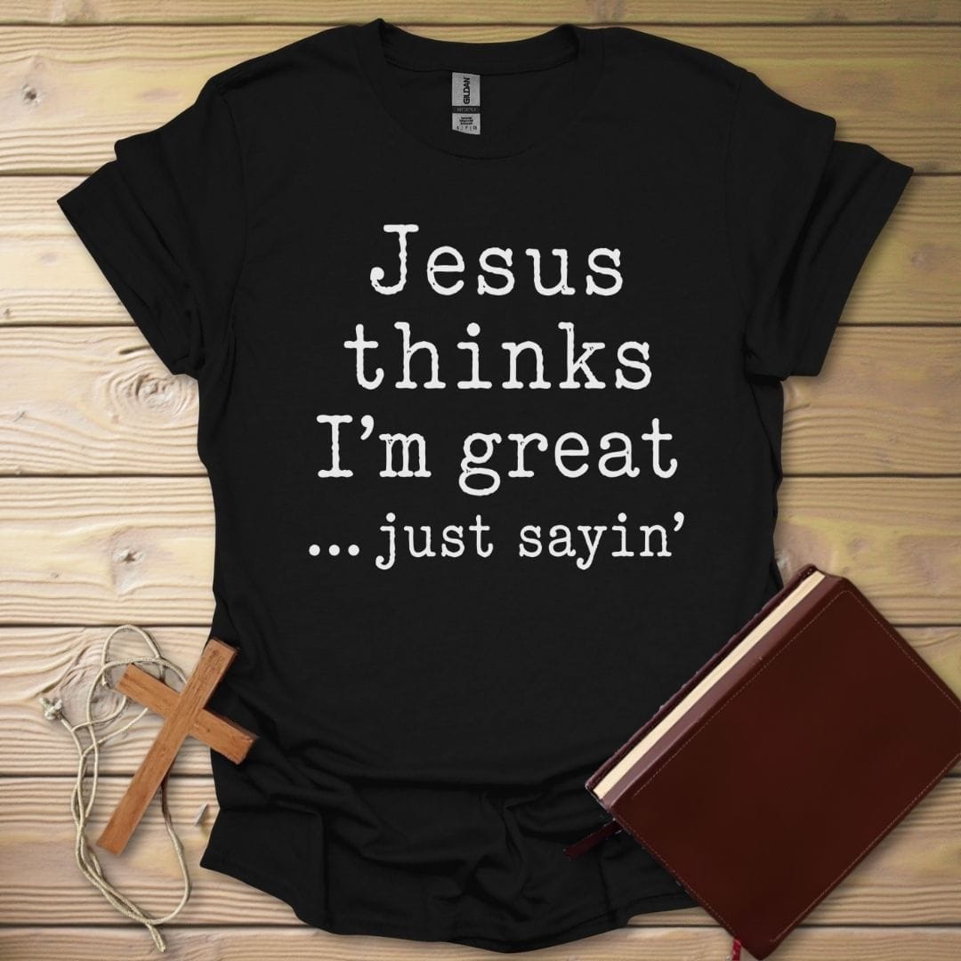 Faith Says So T-Shirt Black / S