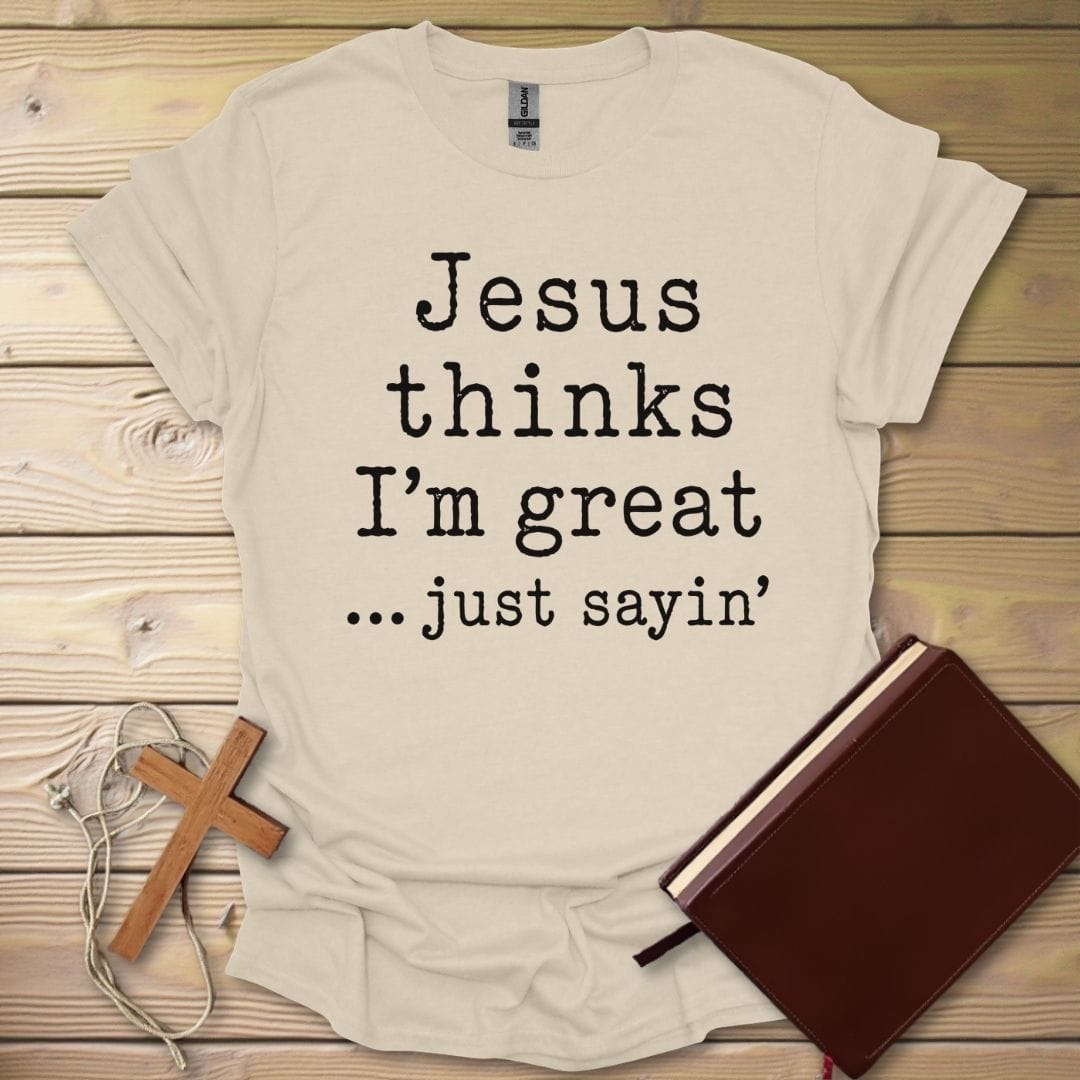 Faith Says So T-Shirt Natural / S