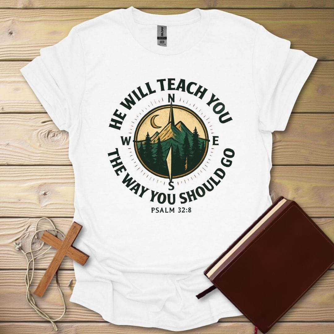 Faithful Compass T-Shirt White / S