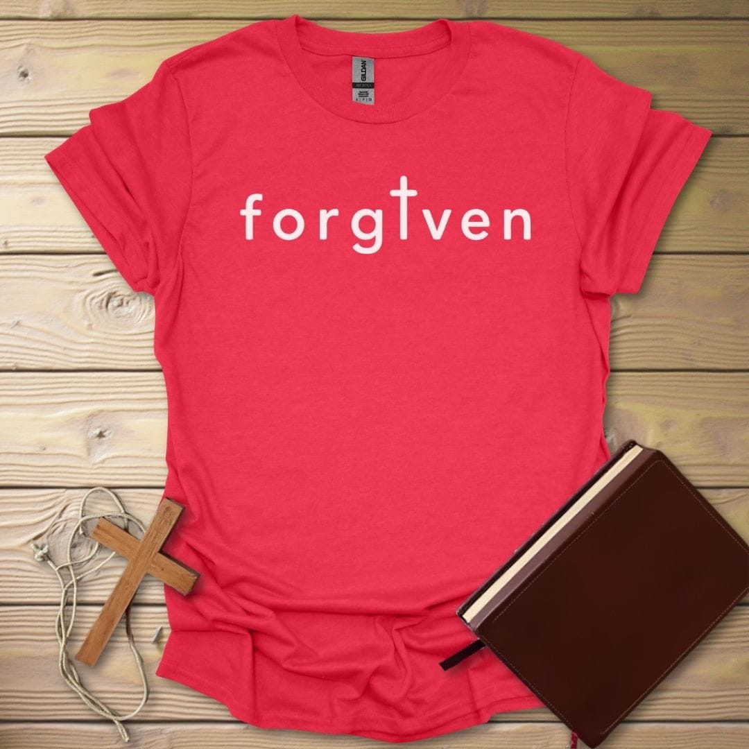 Forgiven T-Shirt Heather Red / S