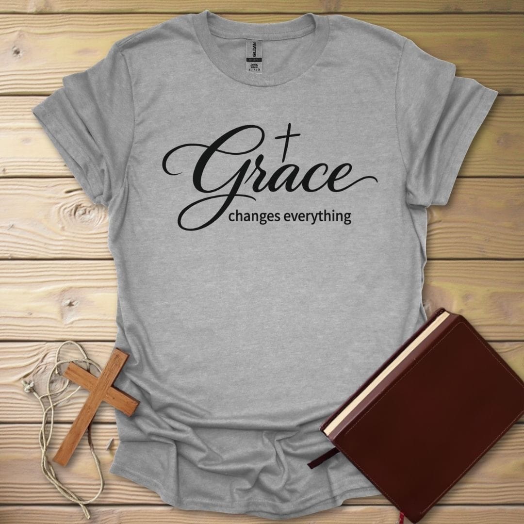 Grace Changes All T-Shirt Sport Grey / S