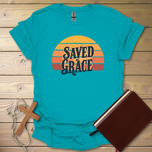 Graceful Vibes T-Shirt Tropical Blue / S