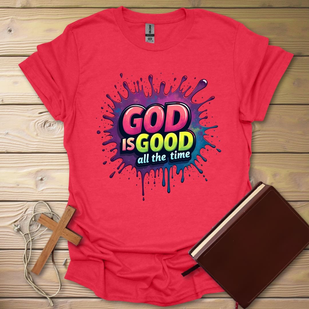 Graffiti Faith T-Shirt Heather Red / S