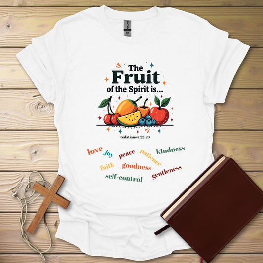 Groovy Fruits T-Shirt White / S