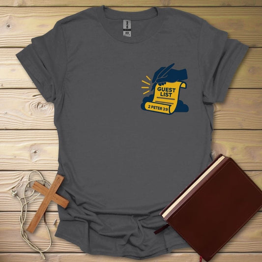 Heaven's Guest List T-Shirt Charcoal / S