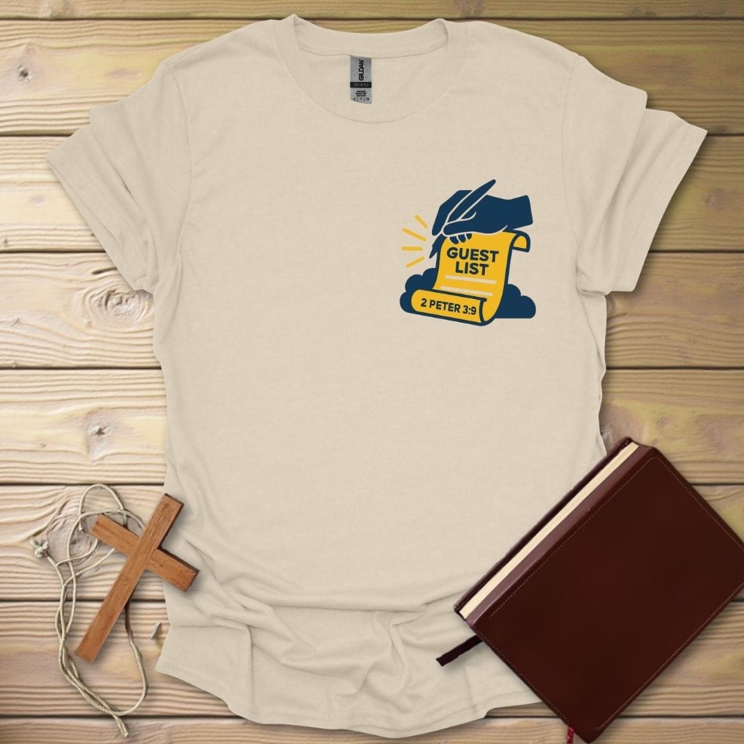 Heaven's Guest List T-Shirt Natural / S