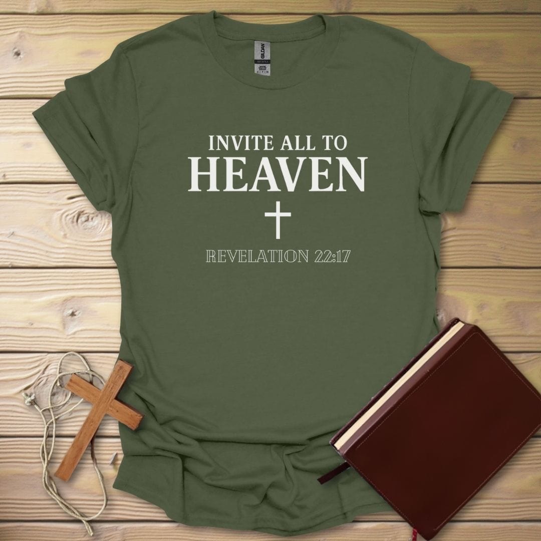 Heavenly Invite T-Shirt Military Green / S