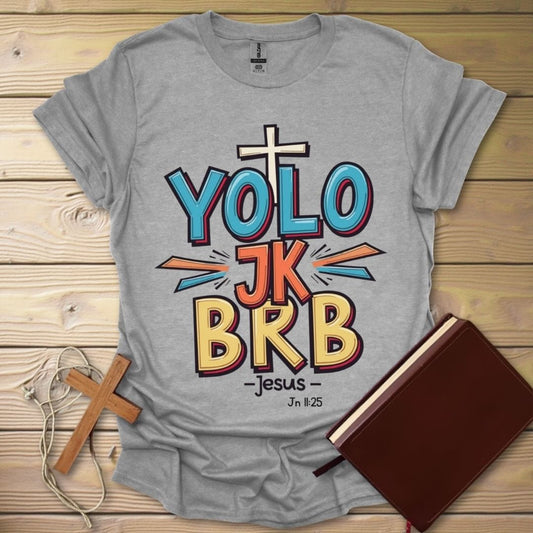 Joyful Faith T-Shirt Sport Grey / S