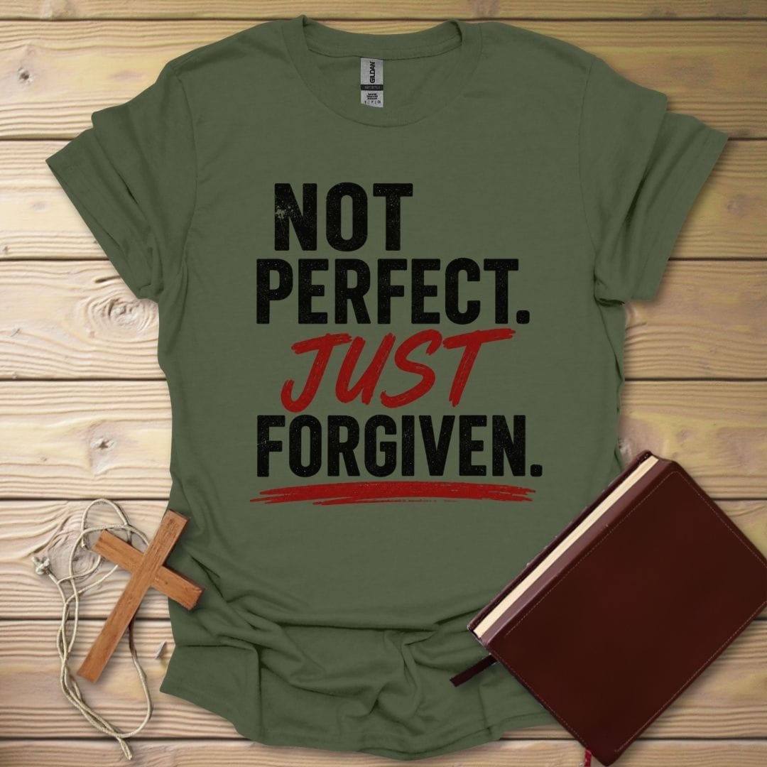 Just Forgiven T-Shirt Military Green / S