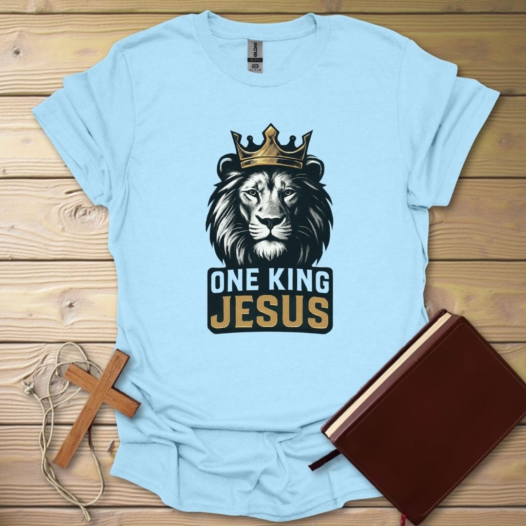 King Of Strength T-Shirt Light Blue / S