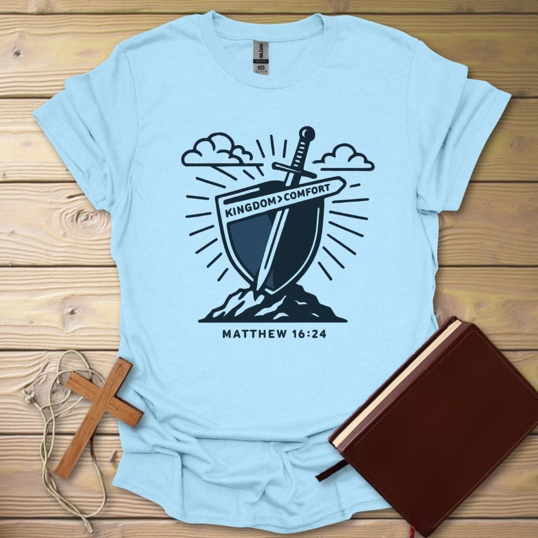 Kingdom Over Comfort T-Shirt Light Blue / S