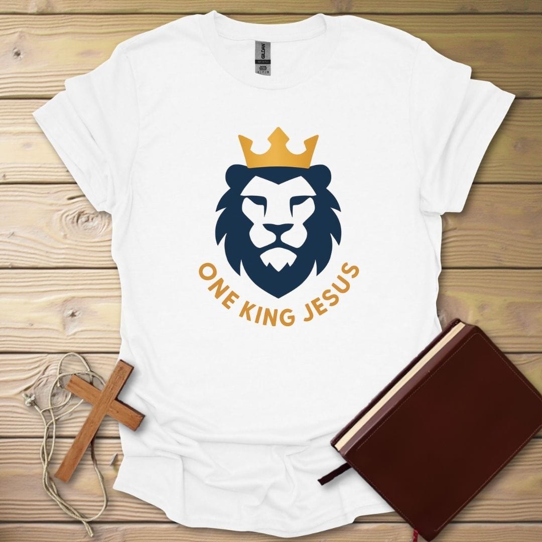 Lion Of Judah T-Shirt White / S